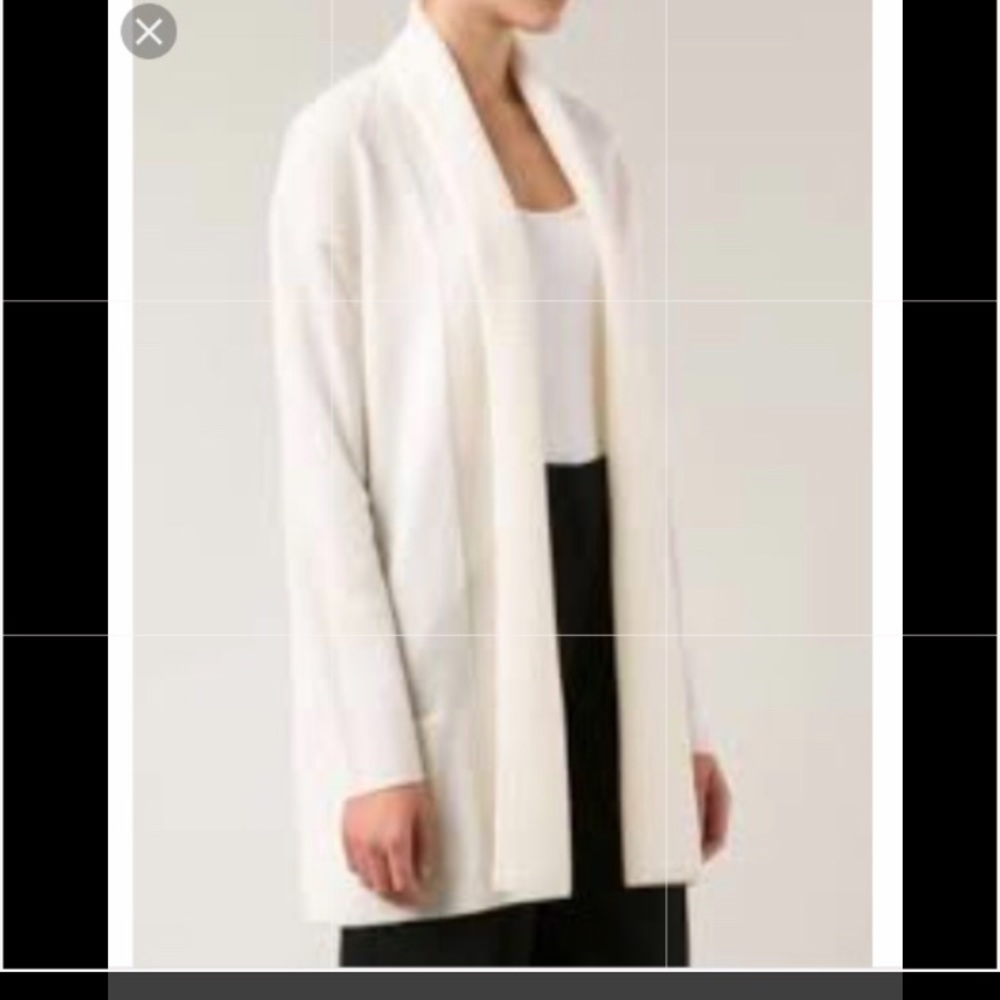 VINCE wool/cashmere open front cardigan sz L NEW